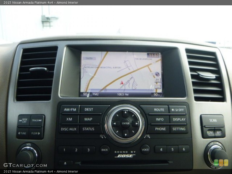 Almond Interior Controls for the 2015 Nissan Armada Platinum 4x4 #101366046
