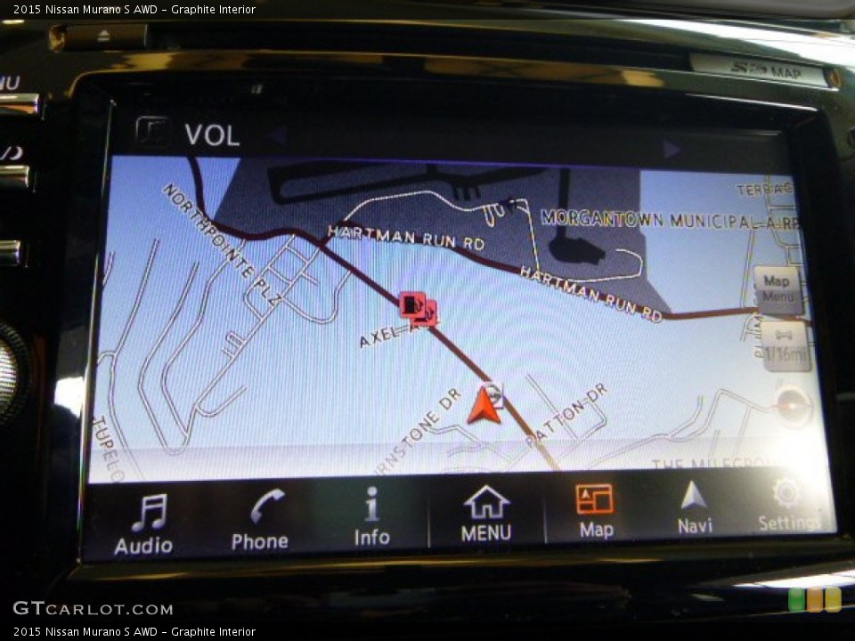 Graphite Interior Navigation for the 2015 Nissan Murano S AWD #101366799