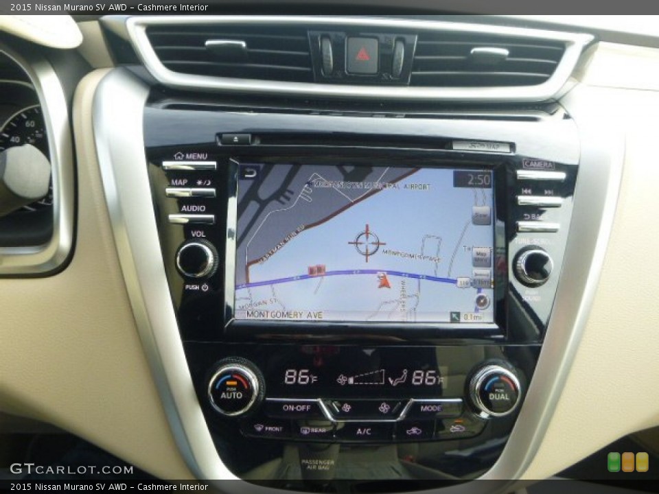 Cashmere Interior Controls for the 2015 Nissan Murano SV AWD #101367186