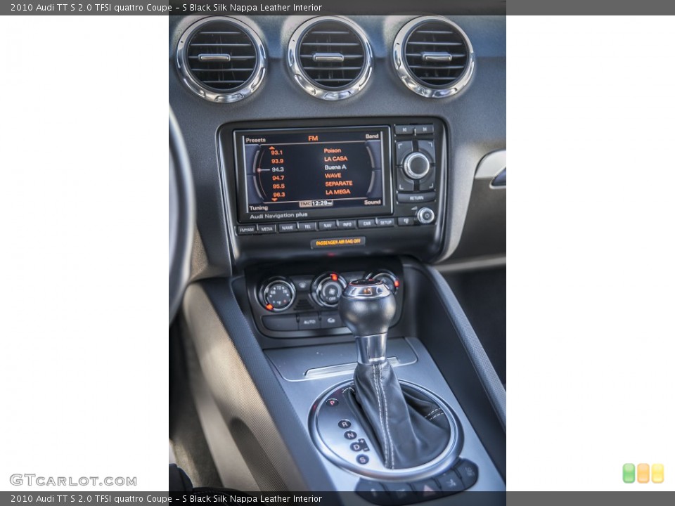S Black Silk Nappa Leather Interior Controls for the 2010 Audi TT S 2.0 TFSI quattro Coupe #101368272
