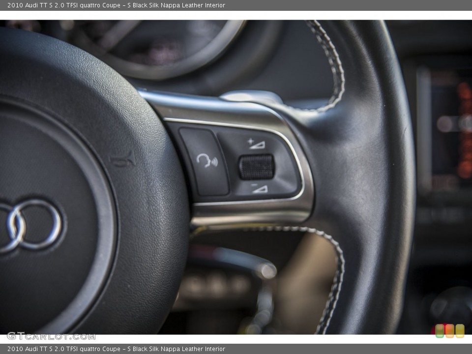 S Black Silk Nappa Leather Interior Controls for the 2010 Audi TT S 2.0 TFSI quattro Coupe #101368692