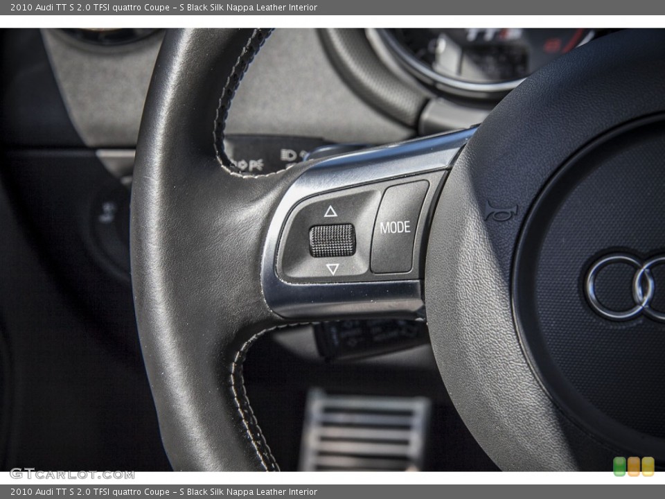 S Black Silk Nappa Leather Interior Controls for the 2010 Audi TT S 2.0 TFSI quattro Coupe #101368725