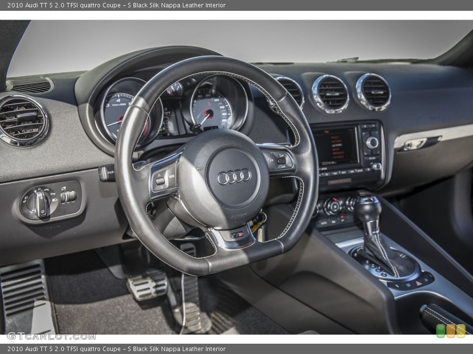 S Black Silk Nappa Leather Interior Photo for the 2010 Audi TT S 2.0 TFSI quattro Coupe #101368764