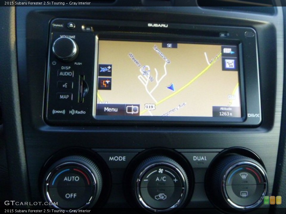 Gray Interior Navigation for the 2015 Subaru Forester 2.5i Touring #101370669