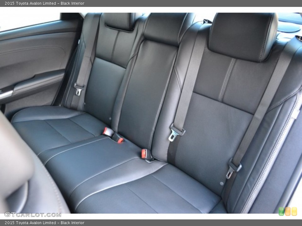 Black Interior Rear Seat for the 2015 Toyota Avalon Limited #101371014
