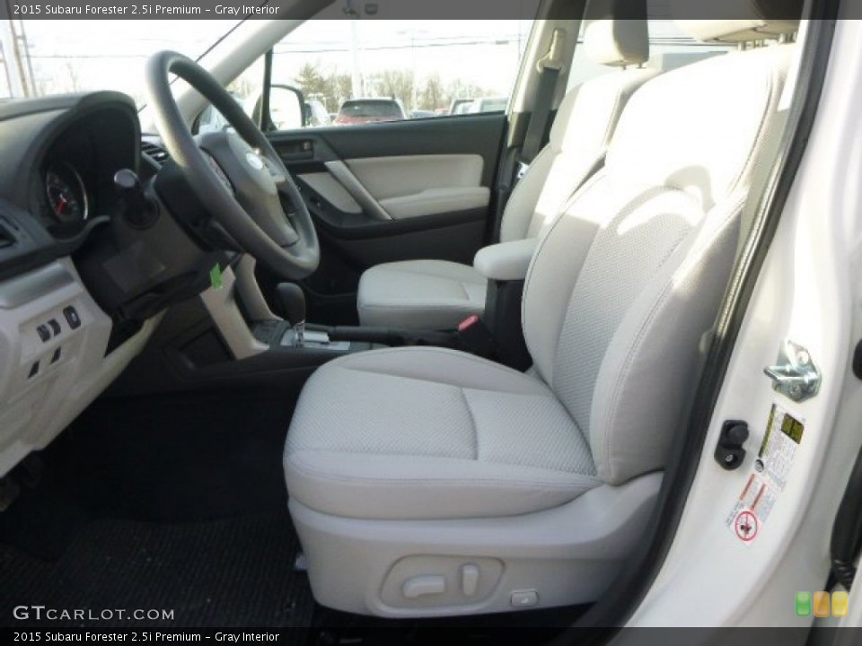 Gray Interior Photo for the 2015 Subaru Forester 2.5i Premium #101372133