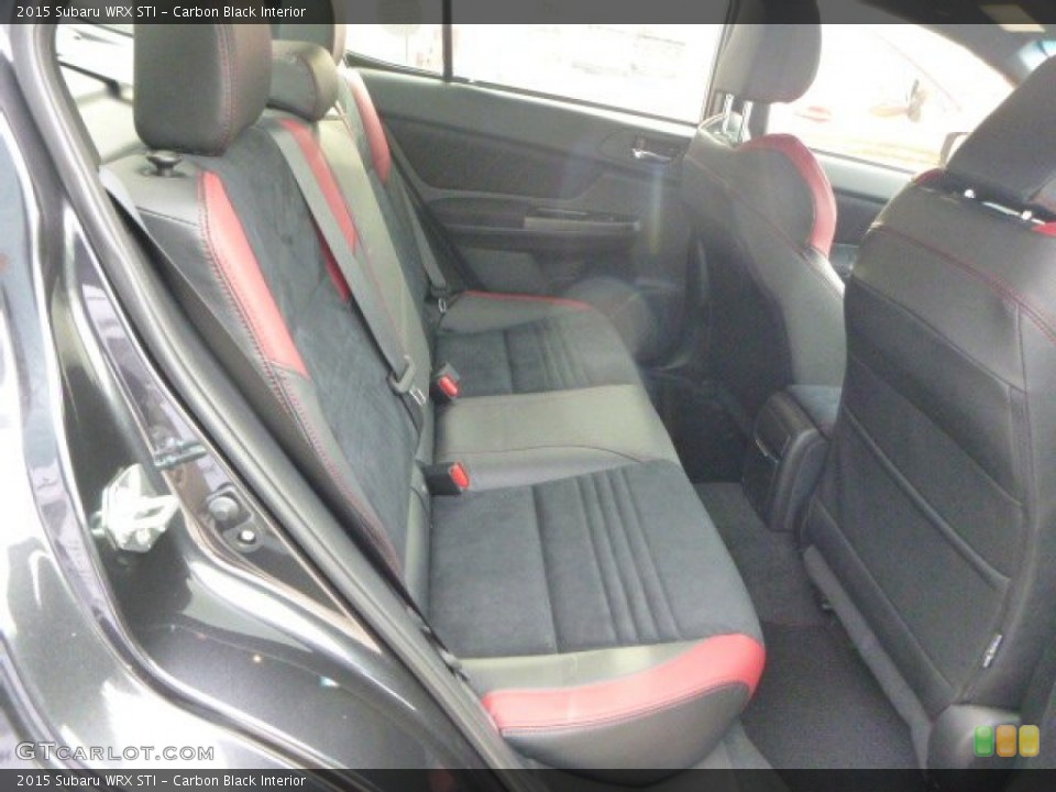 Carbon Black Interior Rear Seat for the 2015 Subaru WRX STI #101373221