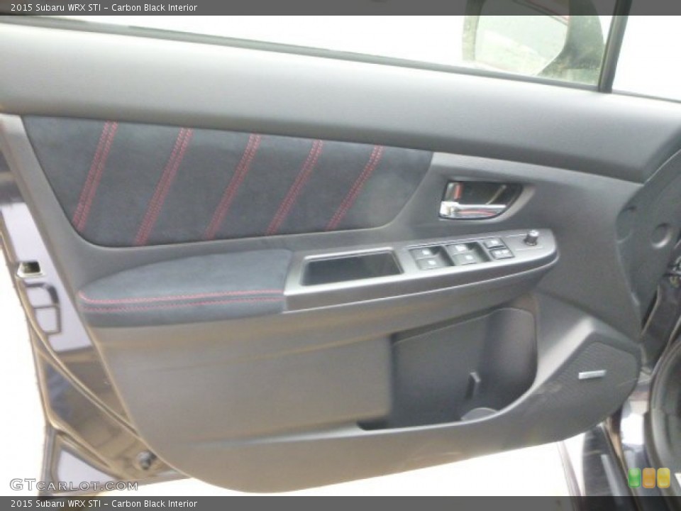Carbon Black Interior Door Panel for the 2015 Subaru WRX STI #101373291