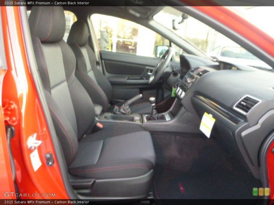 Carbon Black Interior Front Seat for the 2015 Subaru WRX Premium #101373552