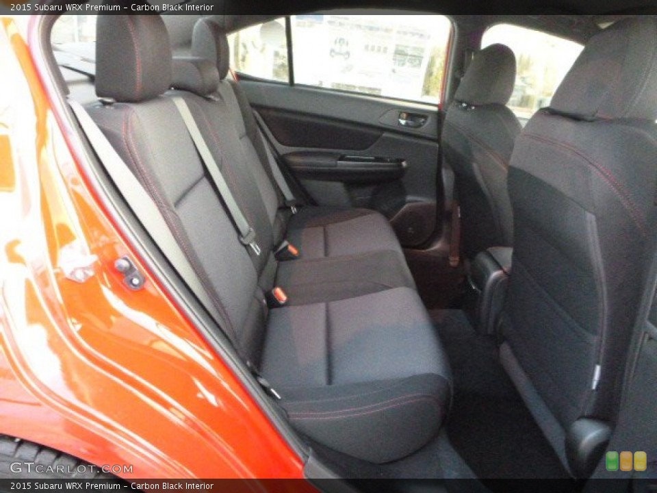 Carbon Black Interior Rear Seat for the 2015 Subaru WRX Premium #101373594