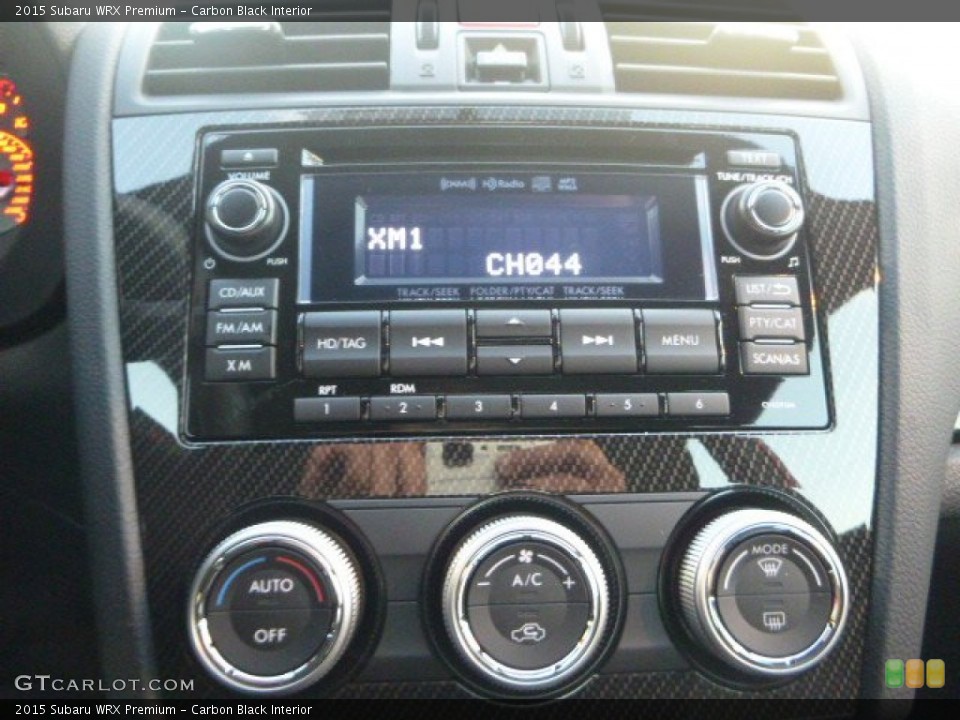 Carbon Black Interior Controls for the 2015 Subaru WRX Premium #101373717