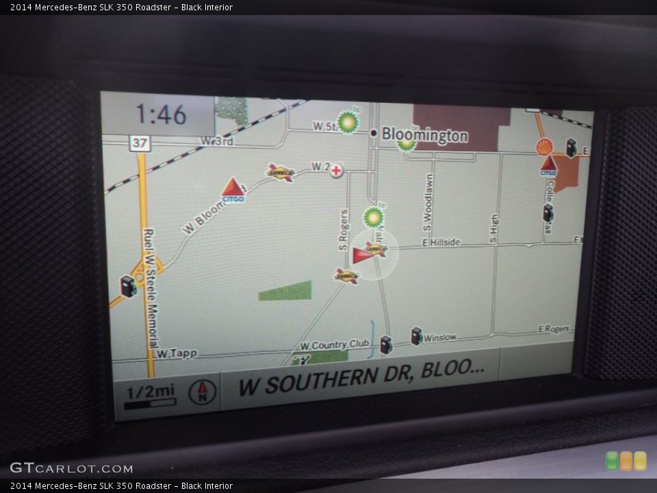 Black Interior Navigation for the 2014 Mercedes-Benz SLK 350 Roadster #101378875