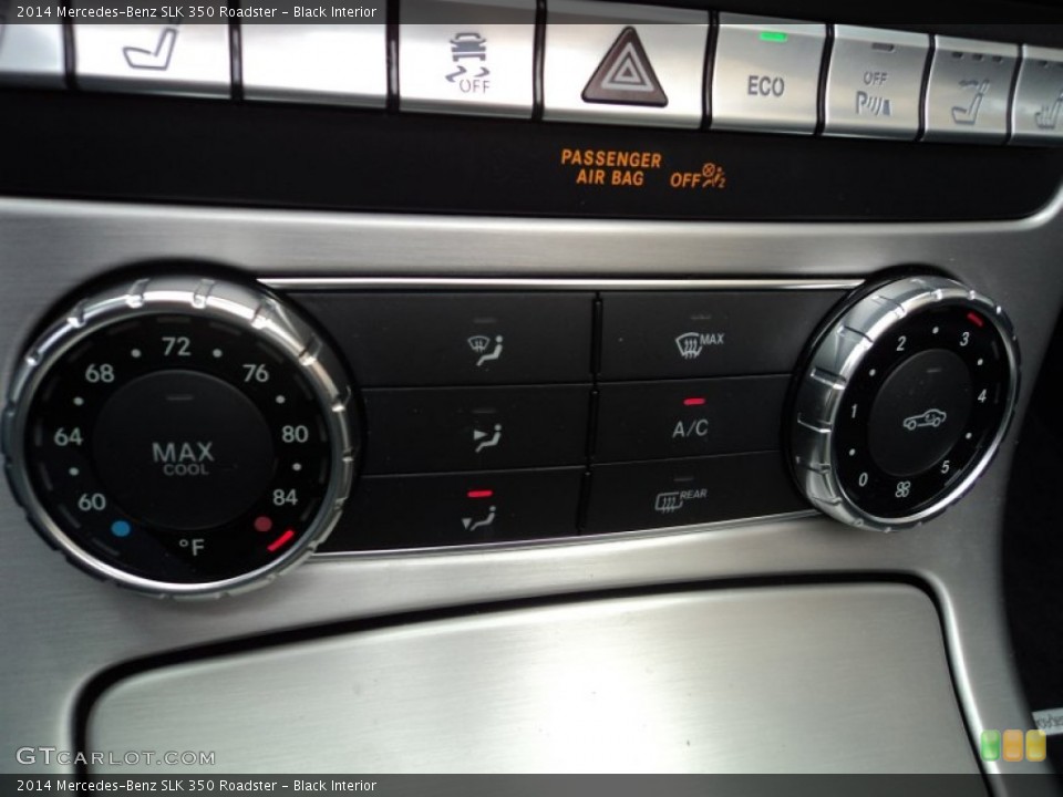 Black Interior Controls for the 2014 Mercedes-Benz SLK 350 Roadster #101378922