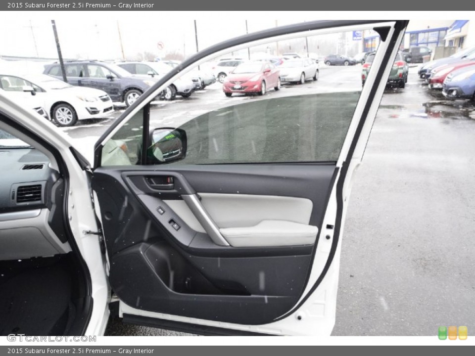 Gray Interior Door Panel for the 2015 Subaru Forester 2.5i Premium #101381658