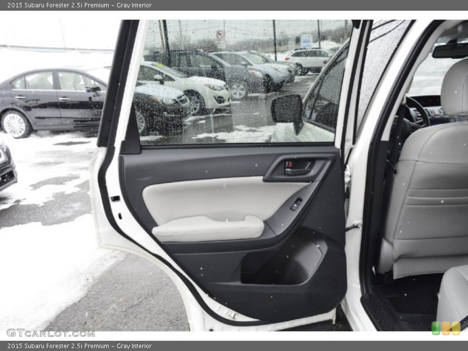 Gray Interior Door Panel for the 2015 Subaru Forester 2.5i Premium #101381734