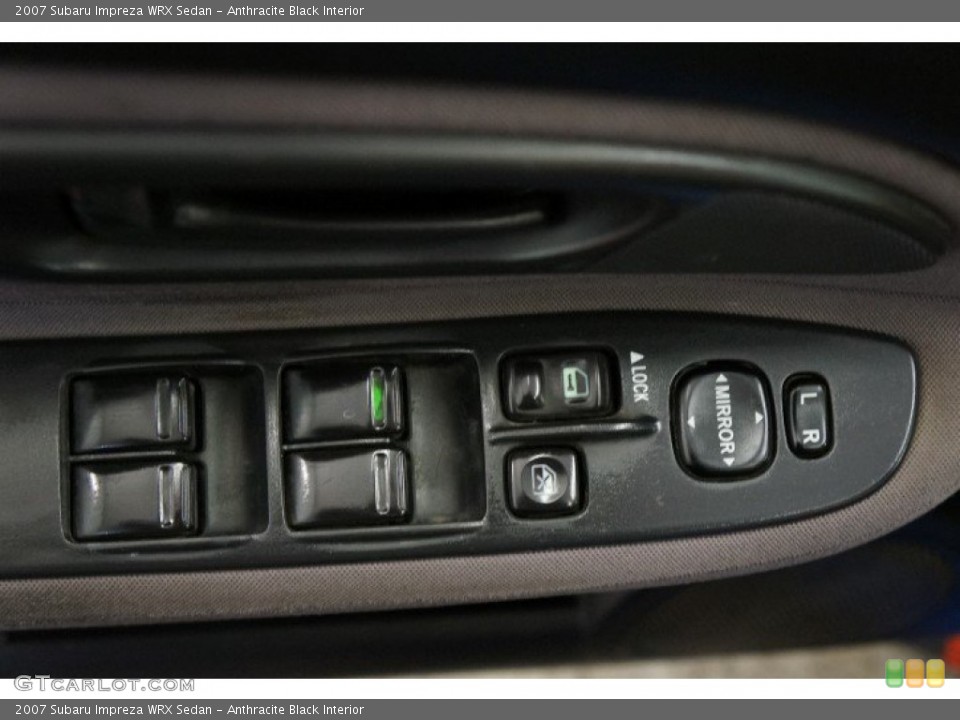 Anthracite Black Interior Controls for the 2007 Subaru Impreza WRX Sedan #101398215