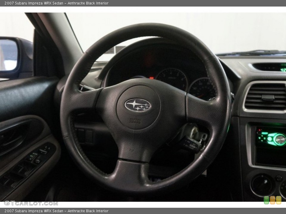 Anthracite Black Interior Steering Wheel for the 2007 Subaru Impreza WRX Sedan #101398323