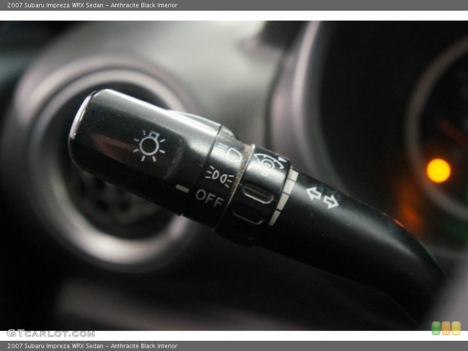 Anthracite Black Interior Controls for the 2007 Subaru Impreza WRX Sedan #101398341