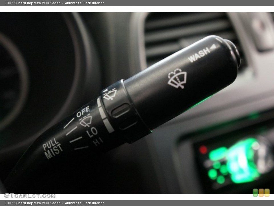 Anthracite Black Interior Controls for the 2007 Subaru Impreza WRX Sedan #101398353
