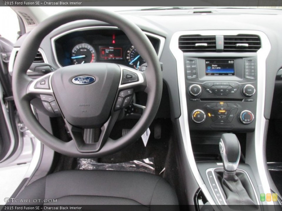 Charcoal Black Interior Controls for the 2015 Ford Fusion SE #101402391