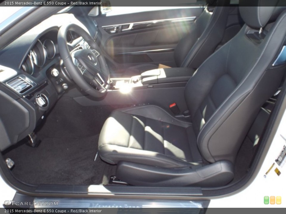 Red/Black Interior Photo for the 2015 Mercedes-Benz E 550 Coupe #101406247
