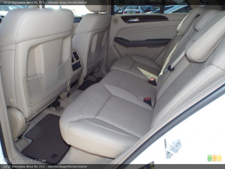 Almond Beige/Mocha Interior Rear Seat for the 2015 Mercedes-Benz ML 350 #101407339