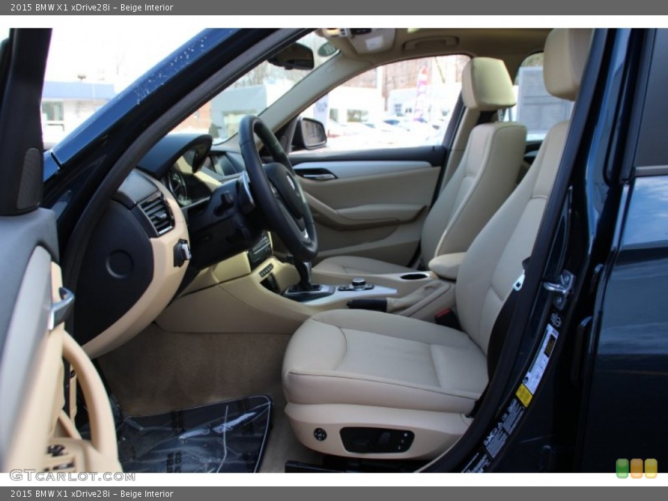 Beige Interior Front Seat for the 2015 BMW X1 xDrive28i #101408231