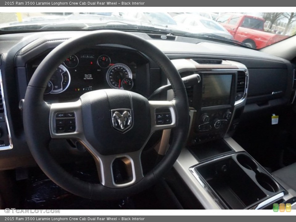 Black Interior Dashboard for the 2015 Ram 3500 Laramie Longhorn Crew Cab Dual Rear Wheel #101409625