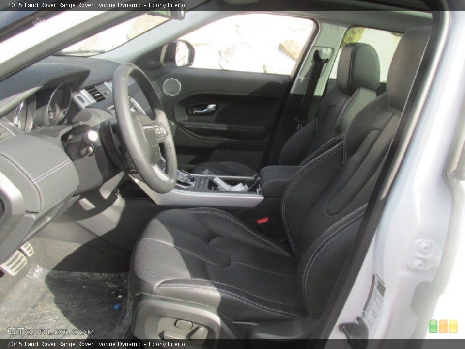Ebony Interior Front Seat for the 2015 Land Rover Range Rover Evoque Dynamic #101414218