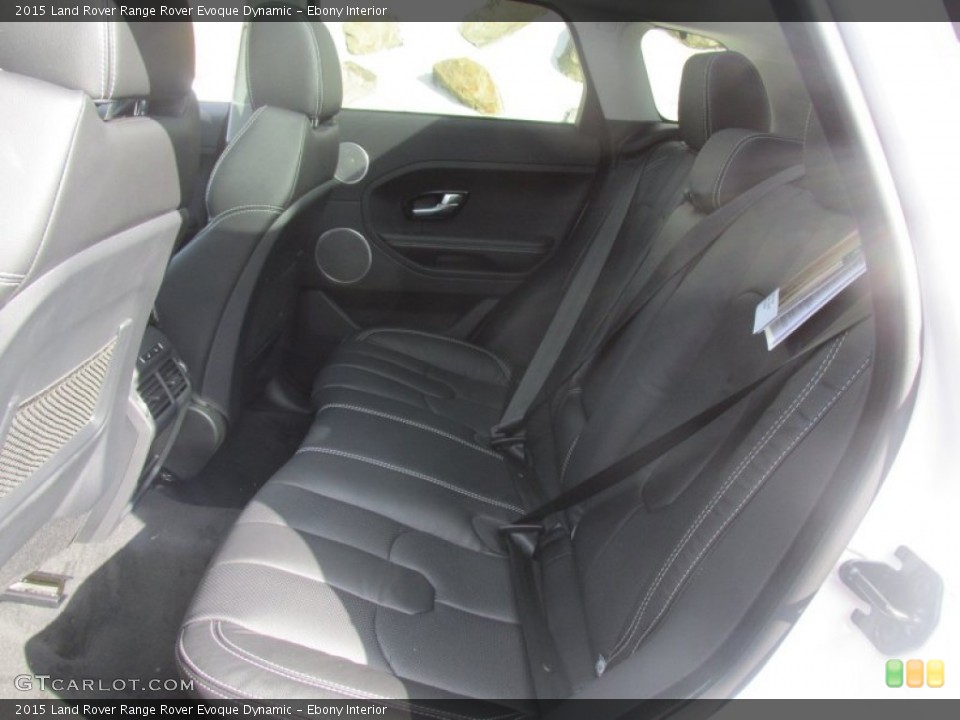 Ebony Interior Rear Seat for the 2015 Land Rover Range Rover Evoque Dynamic #101414242