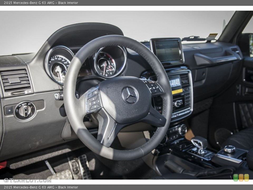 Black Interior Dashboard for the 2015 Mercedes-Benz G 63 AMG #101416597