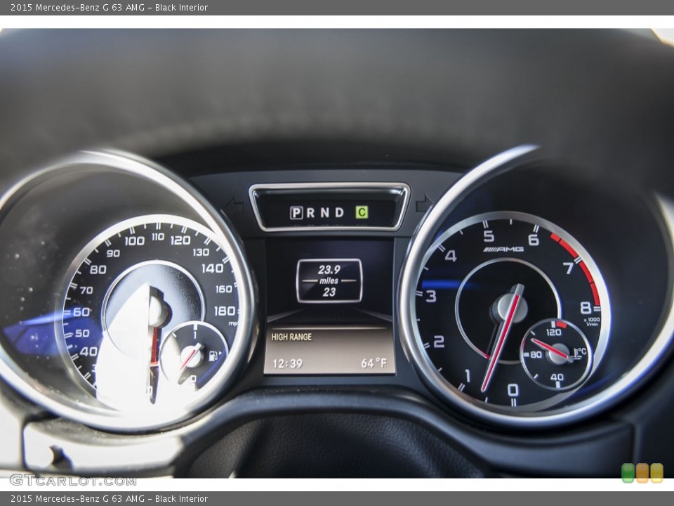 Black Interior Gauges for the 2015 Mercedes-Benz G 63 AMG #101416633