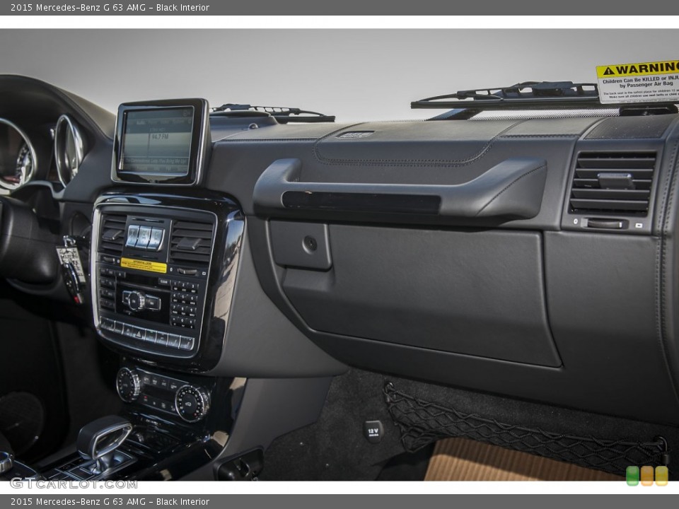 Black Interior Dashboard for the 2015 Mercedes-Benz G 63 AMG #101416690