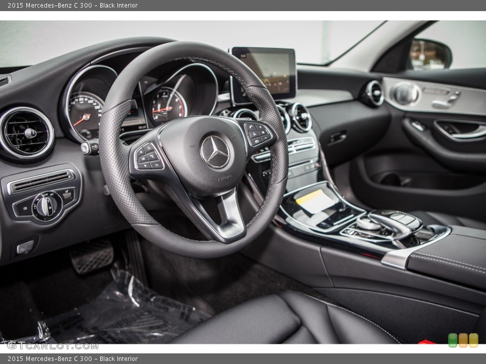 Black Interior Prime Interior for the 2015 Mercedes-Benz C 300 #101417389