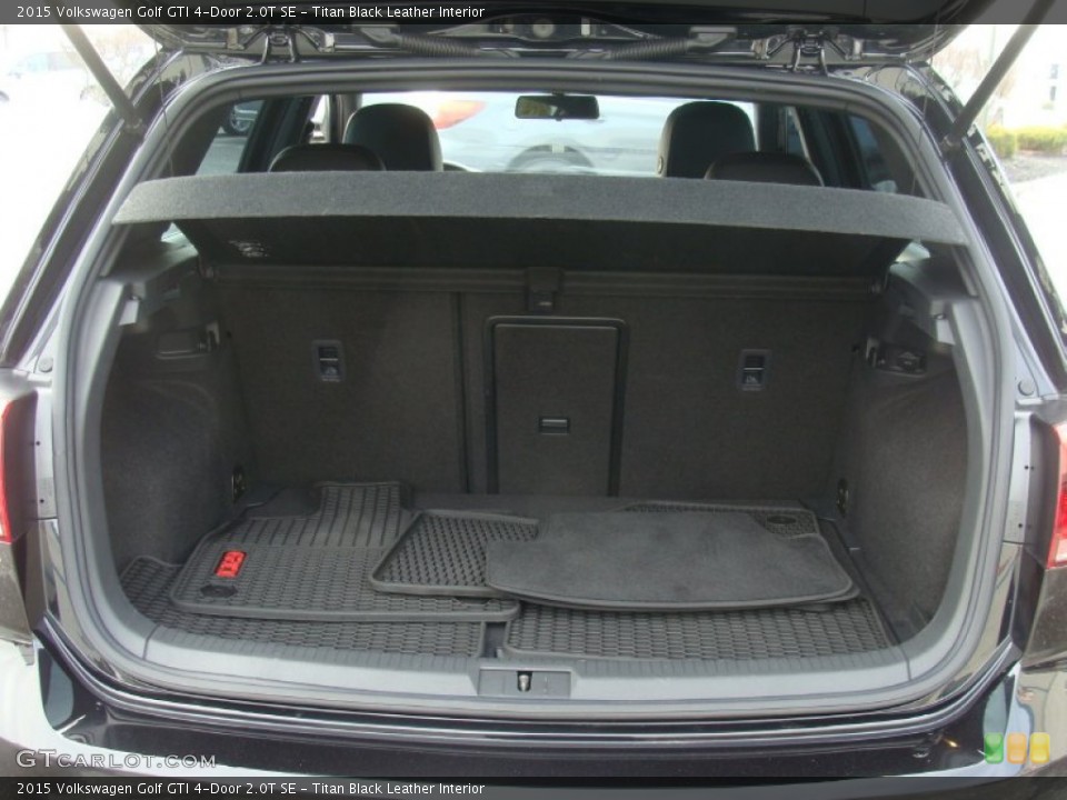 Titan Black Leather Interior Trunk for the 2015 Volkswagen Golf GTI 4-Door 2.0T SE #101420089