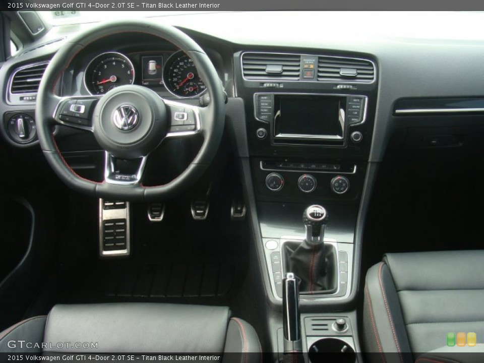 Titan Black Leather Interior Transmission for the 2015 Volkswagen Golf GTI 4-Door 2.0T SE #101420338