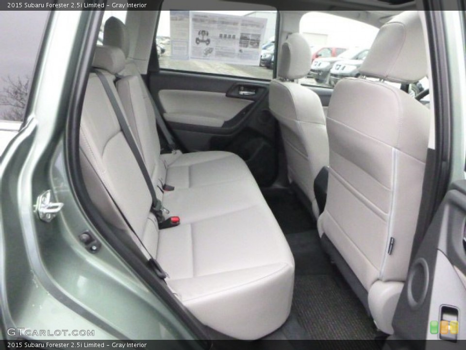 Gray Interior Rear Seat for the 2015 Subaru Forester 2.5i Limited #101420518