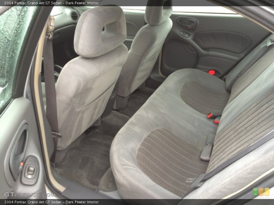 Dark Pewter Interior Rear Seat for the 2004 Pontiac Grand Am GT Sedan #101427337