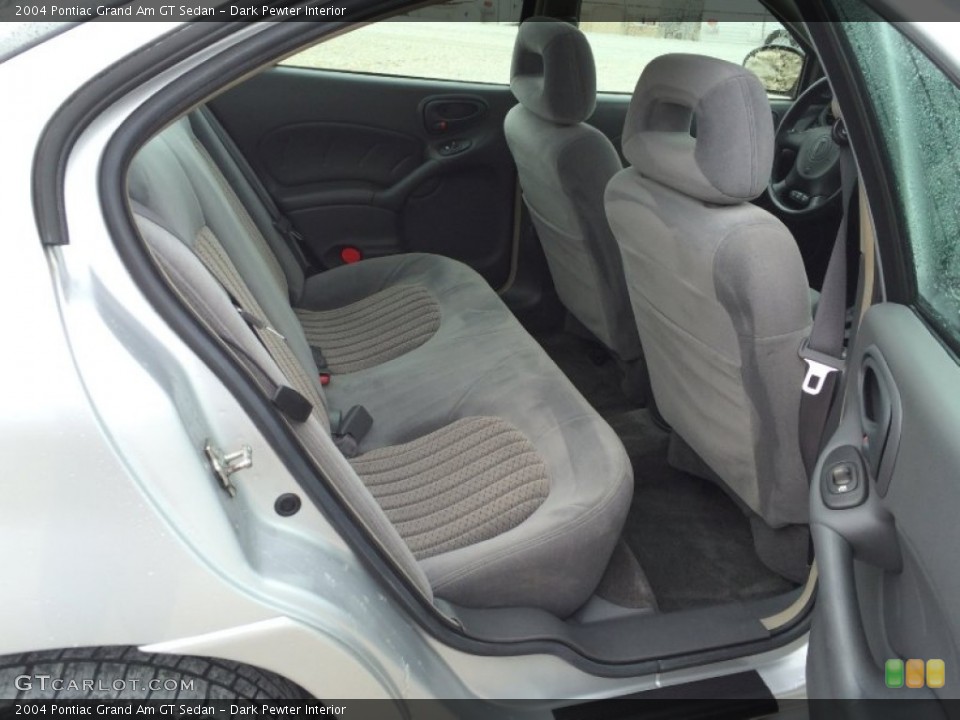 Dark Pewter Interior Rear Seat for the 2004 Pontiac Grand Am GT Sedan #101427430