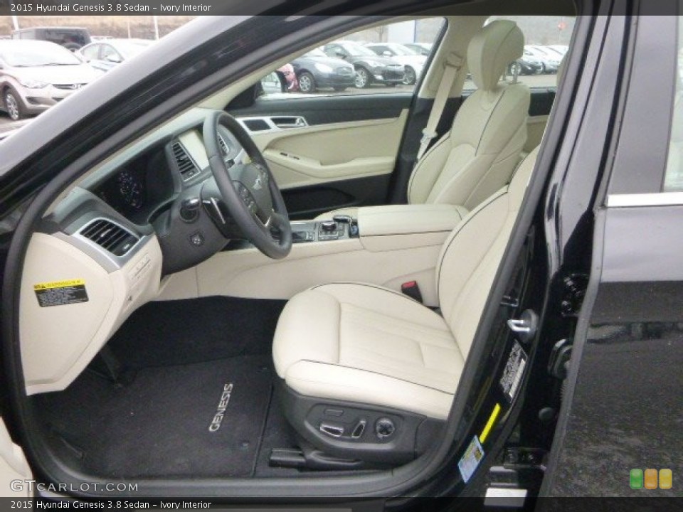 Ivory Interior Photo for the 2015 Hyundai Genesis 3.8 Sedan #101435227