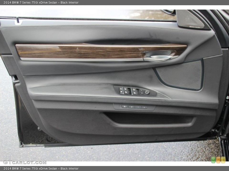 Black Interior Door Panel for the 2014 BMW 7 Series 750i xDrive Sedan #101437111