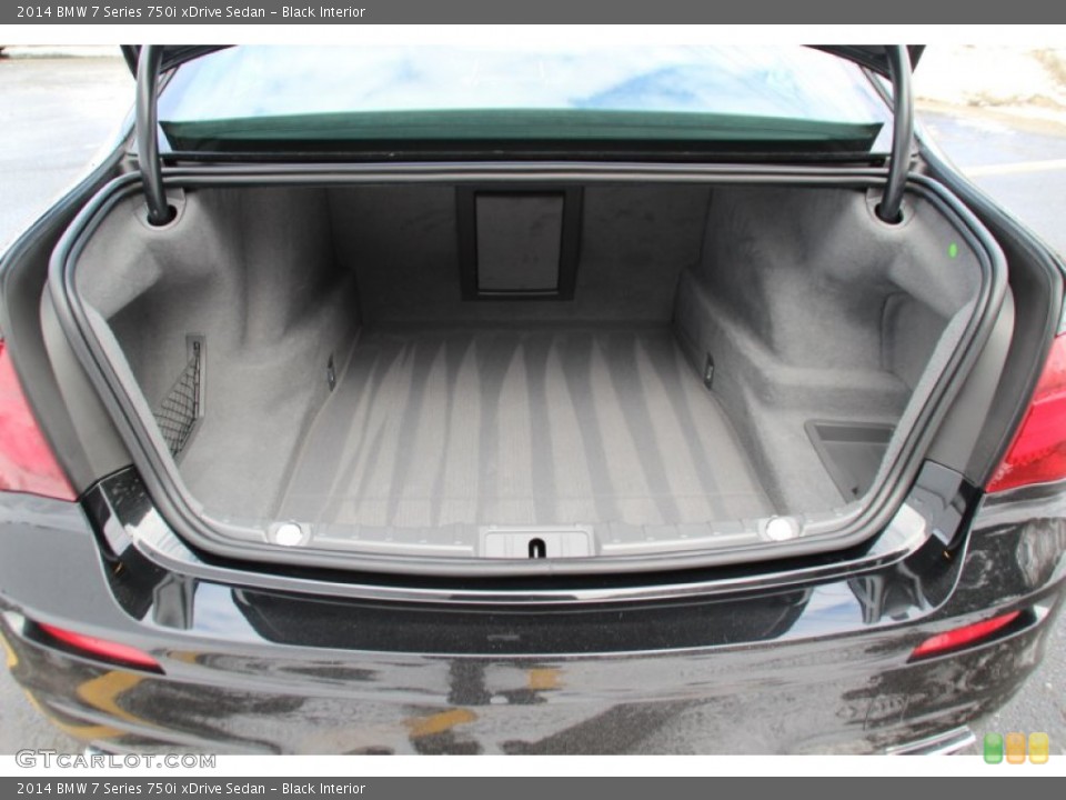 Black Interior Trunk for the 2014 BMW 7 Series 750i xDrive Sedan #101437327