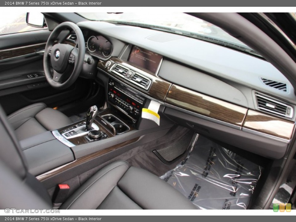 Black Interior Dashboard for the 2014 BMW 7 Series 750i xDrive Sedan #101437402