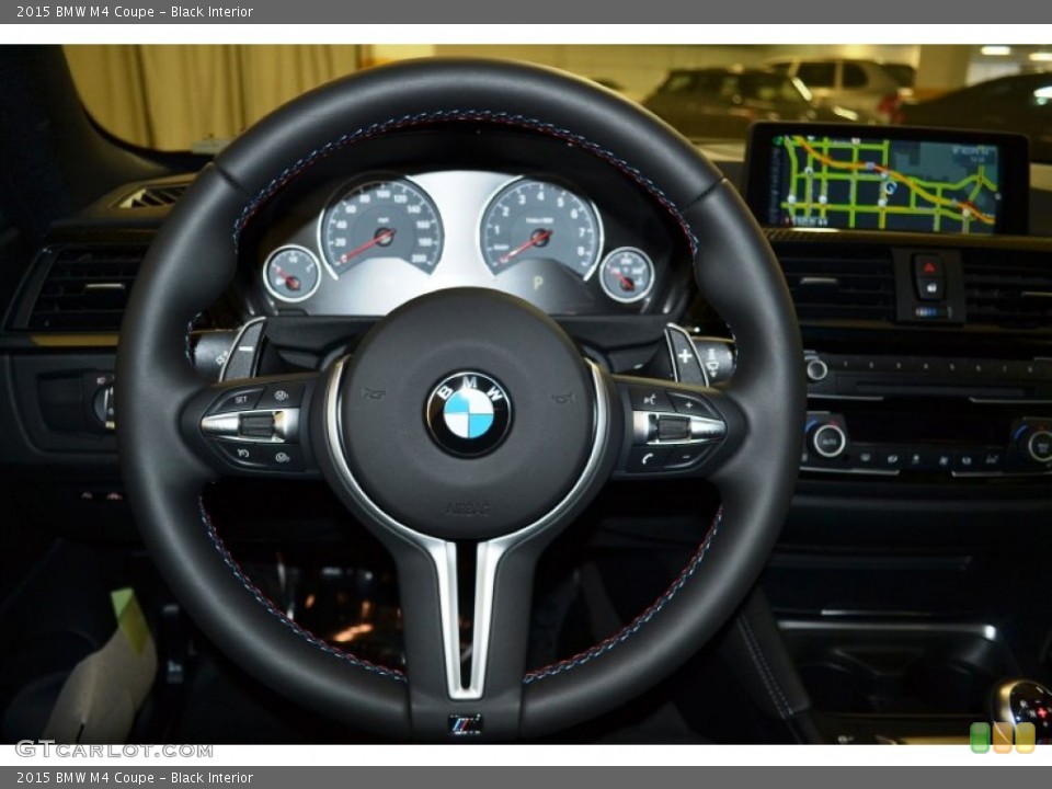 Black Interior Steering Wheel for the 2015 BMW M4 Coupe #101439547