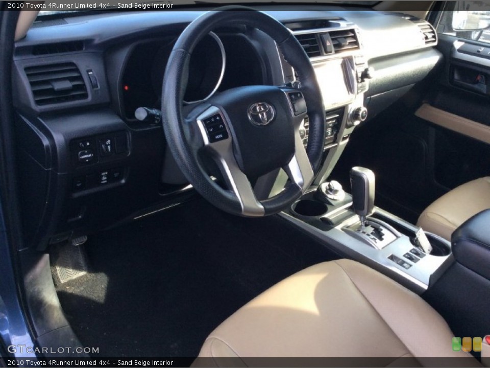 Sand Beige Interior Photo for the 2010 Toyota 4Runner Limited 4x4 #101444391