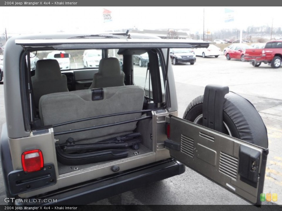 Khaki Interior Trunk for the 2004 Jeep Wrangler X 4x4 #101447186