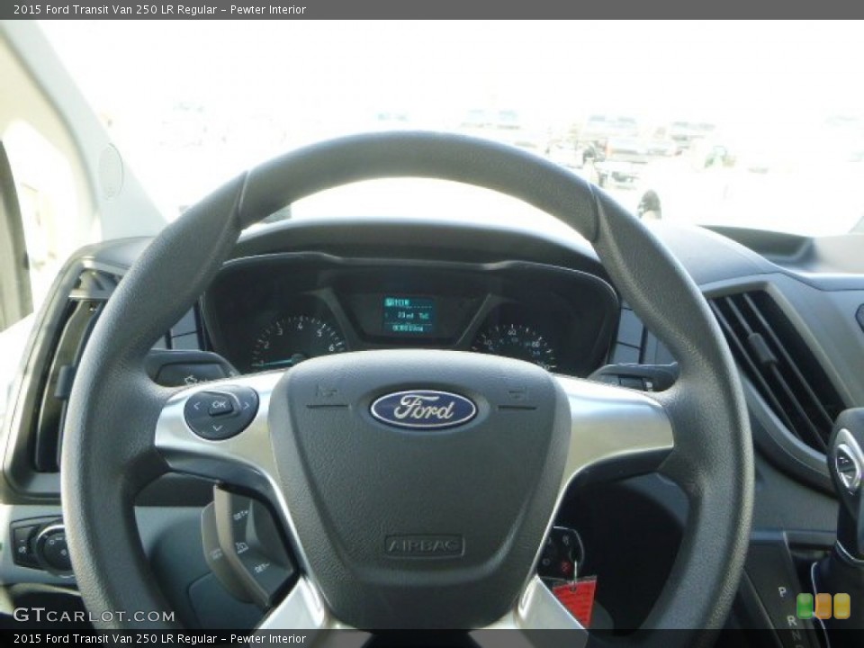 Pewter Interior Steering Wheel for the 2015 Ford Transit Van 250 LR Regular #101448123