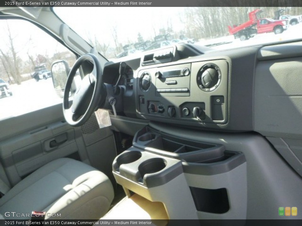 Medium Flint Interior Dashboard for the 2015 Ford E-Series Van E350 Cutaway Commercial Utility #101449779