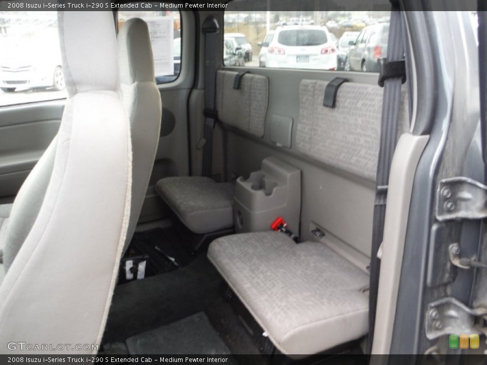 Medium Pewter Interior Rear Seat for the 2008 Isuzu i-Series Truck i-290 S Extended Cab #101450631