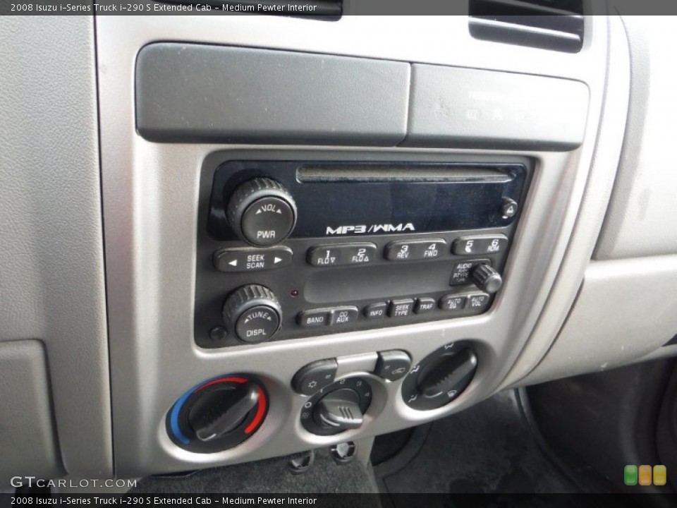Medium Pewter Interior Controls for the 2008 Isuzu i-Series Truck i-290 S Extended Cab #101450673